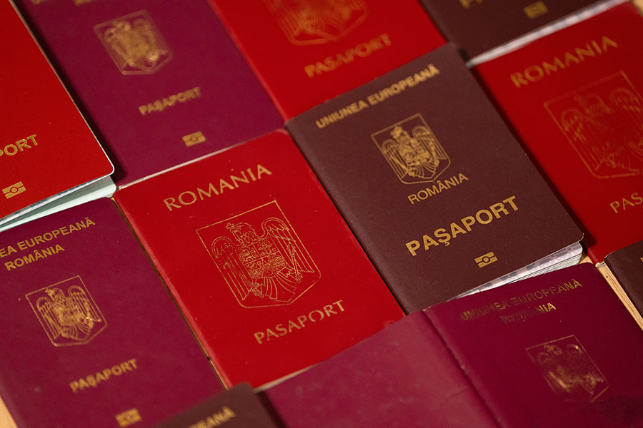 Received Romanian passports required to confirm the status
