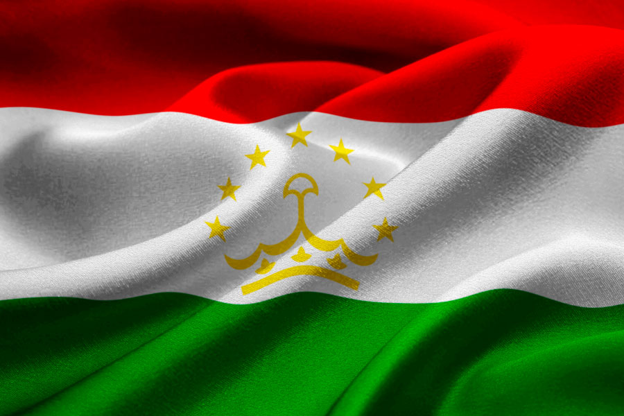 Национальный флаг Таджикистана