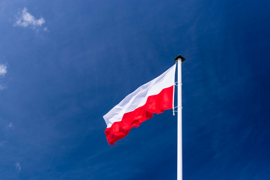 Флаг Польши