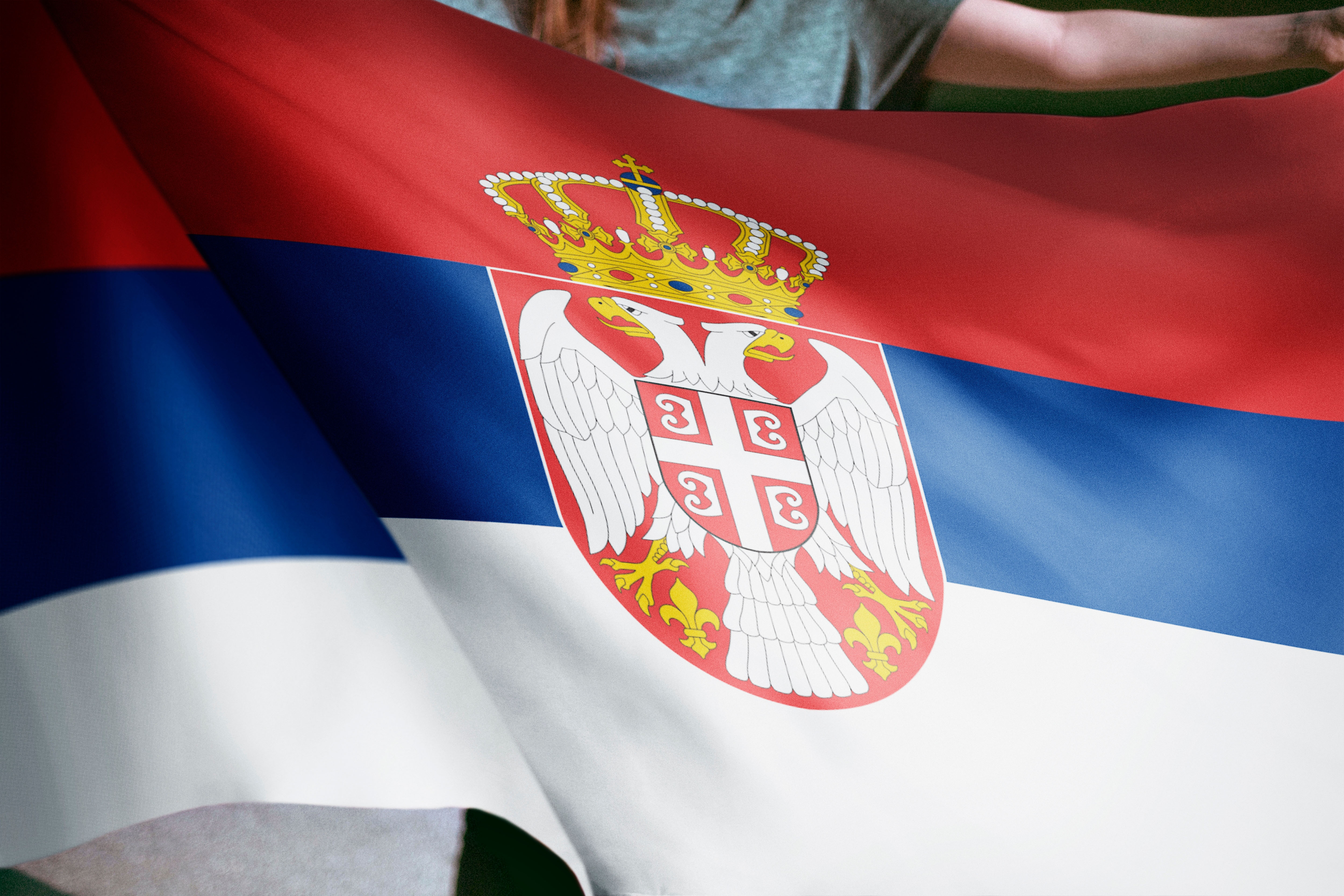 Флаг Сербии
